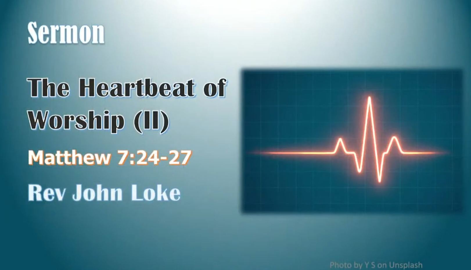 11 January 2026 EC Sermon